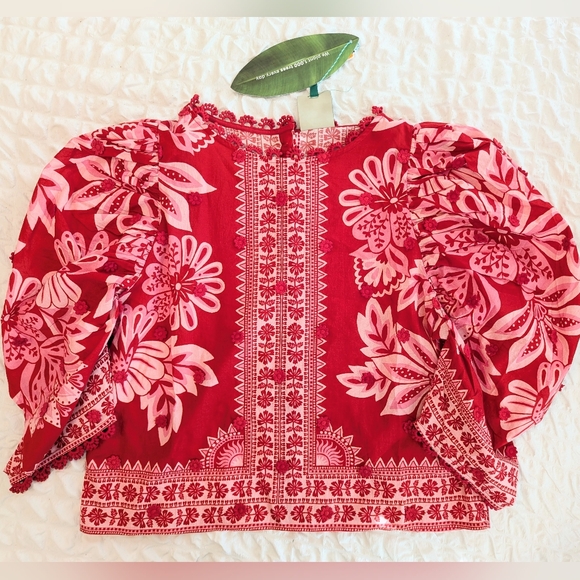 NWT Farm Rio Blouse Sz Medium - Picture 3 of 6